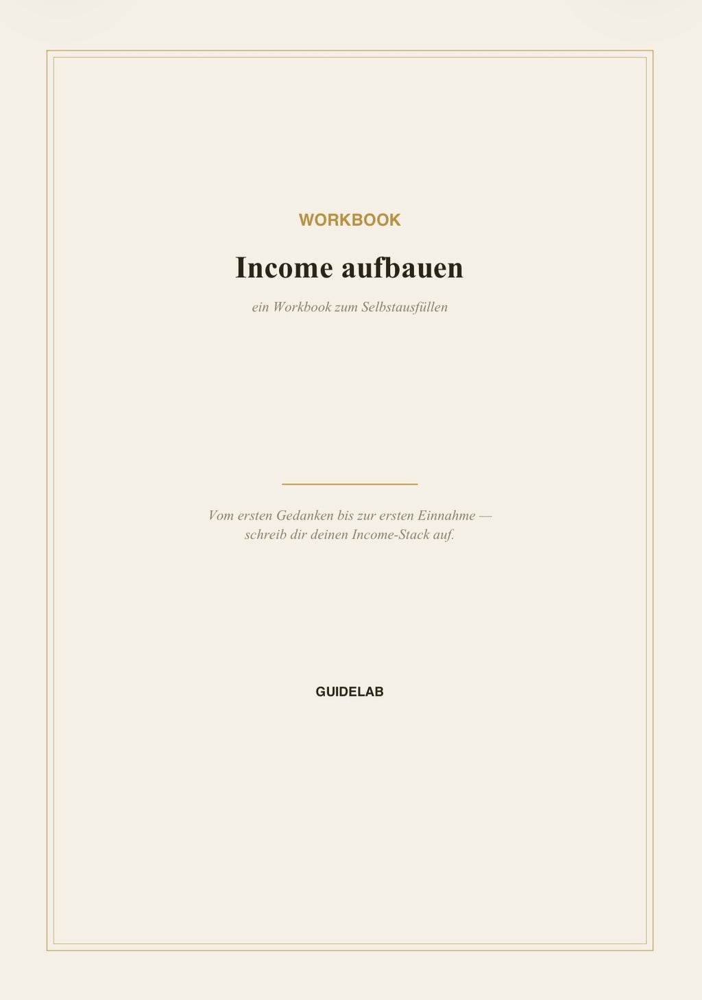 Income aufbauen – Set