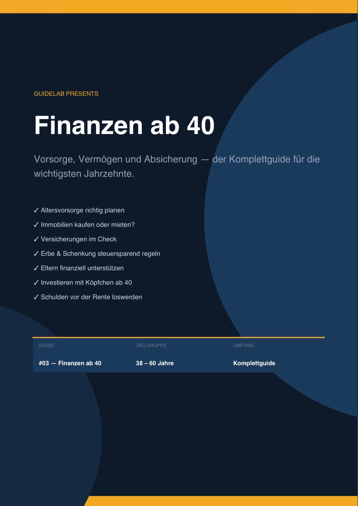 Finanzen ab 40 – Guide