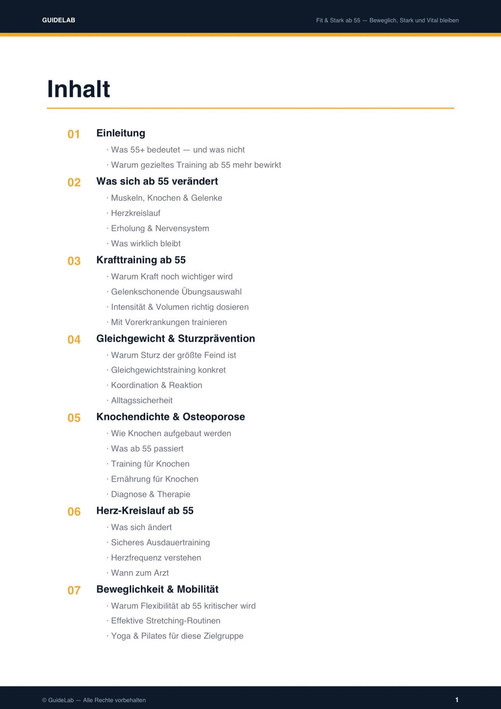 Fit & Stark ab 55 – Guide