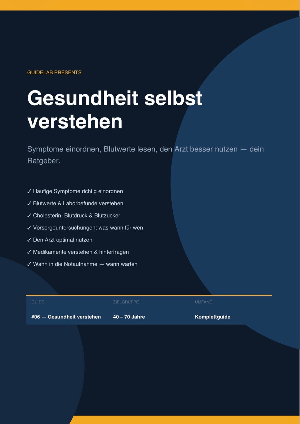 Gesundheit selbst verstehen – Guide