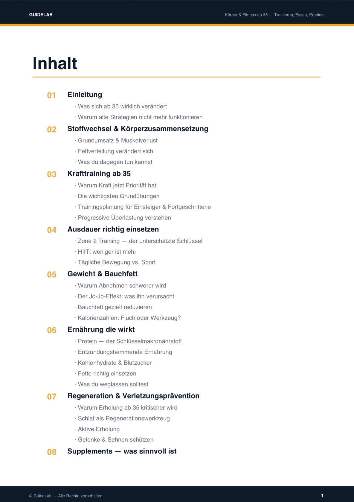 Körper & Fitness ab 35 – Set