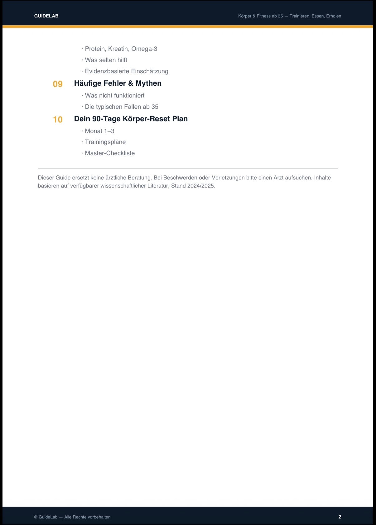 Körper & Fitness ab 35 – Set