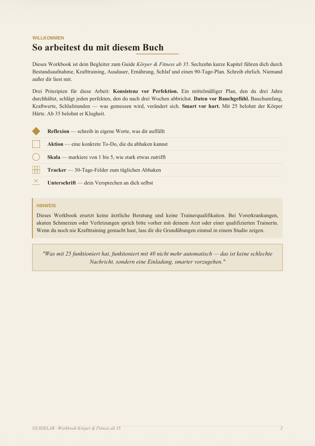 Körper & Fitness ab 35 – Set